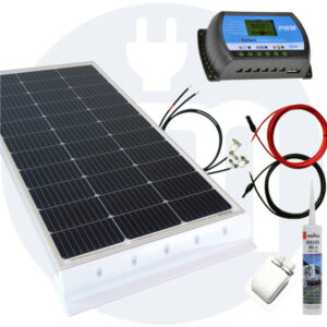 130 Watt Wohnmobil Camping Solaranlage, 12 Volt SET