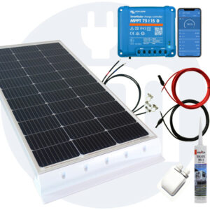 150 Watt Wohnmobil Solaranlage Set mit Victron 75/15 inkl. Bluetooth