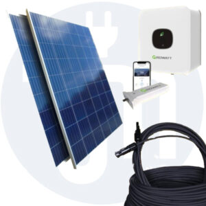 1250Watt Growatt Solaranlage mit Internetüberwachung