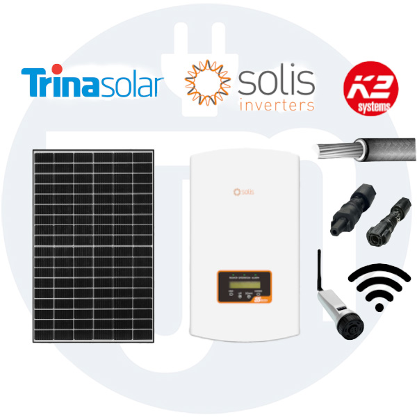 15 kW AUO Komplettanlage (Ost-West)-mit Tric F Box Inselanlage mit