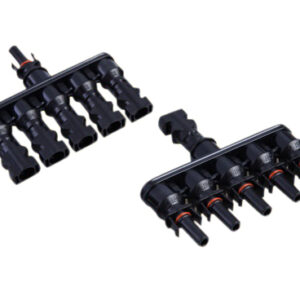 1 Paar Y 5-fach T Stecker für Photovoltaik Solarkabel Montage