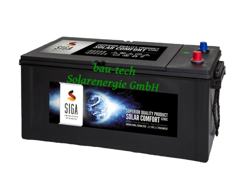 280Ah 12Volt Calcium Solar Batterie Akku Wohnmobil Boot Versorgungsbatterie  - Tima-Solar