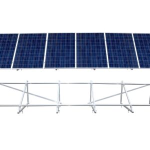 PV Solar Unterkonstruktion Aufständerung für 6 Module