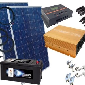 1500Watt Inselanlage mit Batterie Speicher / inkl. Montagematerial für Pfannendach
