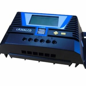 30A LCD Laderegler 12V/24V Solarmodul Solarpanel Laderegler