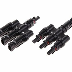 1 Paar Y 3-fach T Stecker für Photovoltaik Solarkabel Montage