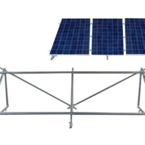 PV Solar Unterkonstruktion Aufständerung für 3 Module