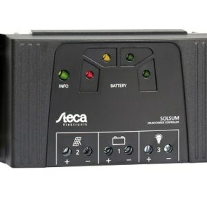 Steca Solsum 2525 12/24V mit LED Anzeige und USB Buchse Solarladeregler