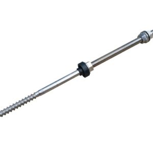 Stockschraube M10 x 300 Edelstahl A2 für Photovoltaik Montage