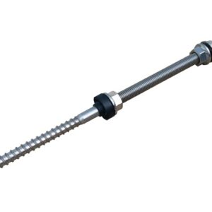 Stockschraube M12 x 300 Edelstahl A2 für Photovoltaik Montage