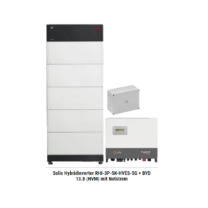 Solis Hybridinverter RHI-3P-5K-HVES-5G + BYD 13.8 (HVM) mit Notstrom