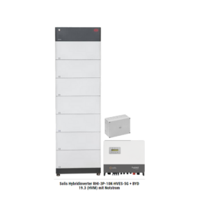 Solis Hybridinverter RHI-3P-10K-HVES-5G + BYD 19.3 (HVM) mit Notstrom