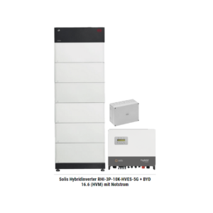 Solis Hybridinverter RHI-3P-10K-HVES-5G + BYD 16.6 (HVM) mit Notstrom