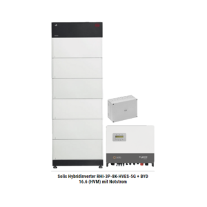 Solis Hybridinverter RHI-3P-8K-HVES-5G + BYD 16.6 (HVM) mit Notstrom