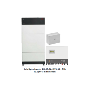 Solis Hybridinverter RHI-3P-8K-HVES-5G + BYD 10.2 (HVS) mit Notstrom
