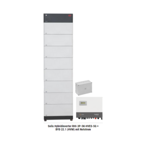 Solis Hybridinverter RHI-3P-5K-HVES-5G + BYD 22.1 (HVM) mit Notstrom