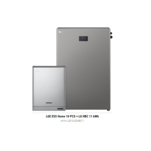 LGE ESS Home 10 PCS + LG HBC 11 kWh