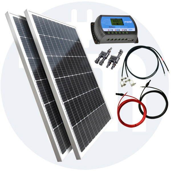 260 Watt 12V 230V Inselanlage Basis Solar Set