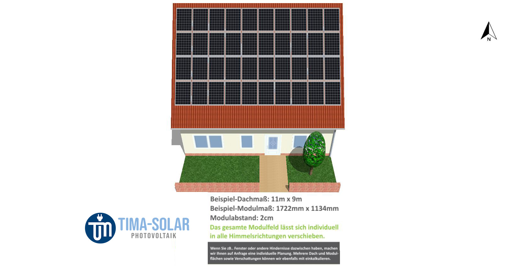 Photovoltaikanlage 5KWp Komplettset mit Speicher