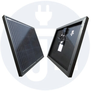 Solarmodul 12V 50Watt Monokristallin in Schwarz