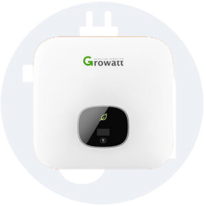 Growatt Wechselrichter MIN 4600TL-X mit 2 MPPT für 2 Dachausrichtungen