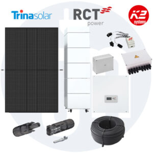 Photovoltaikanlage 15 kWp mit TrinaSolar Modulen + RCT Power Storage DC 10.0 + RCT Batterie + Montagematerial